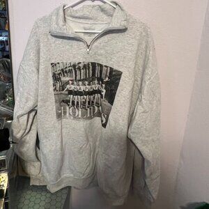 ELL & EMM XXXL quarter Zip Christmas sweatshirt